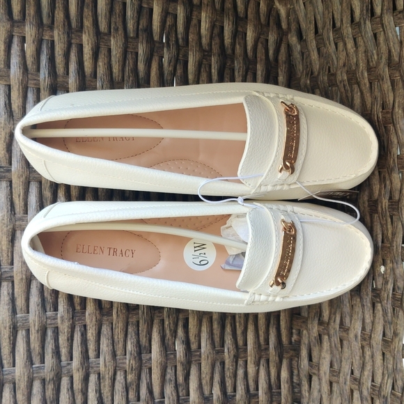 Ellen Tracy Women's Charliee Slip on Loafers Ivory White,New  without bo… - Picture 10 of 13